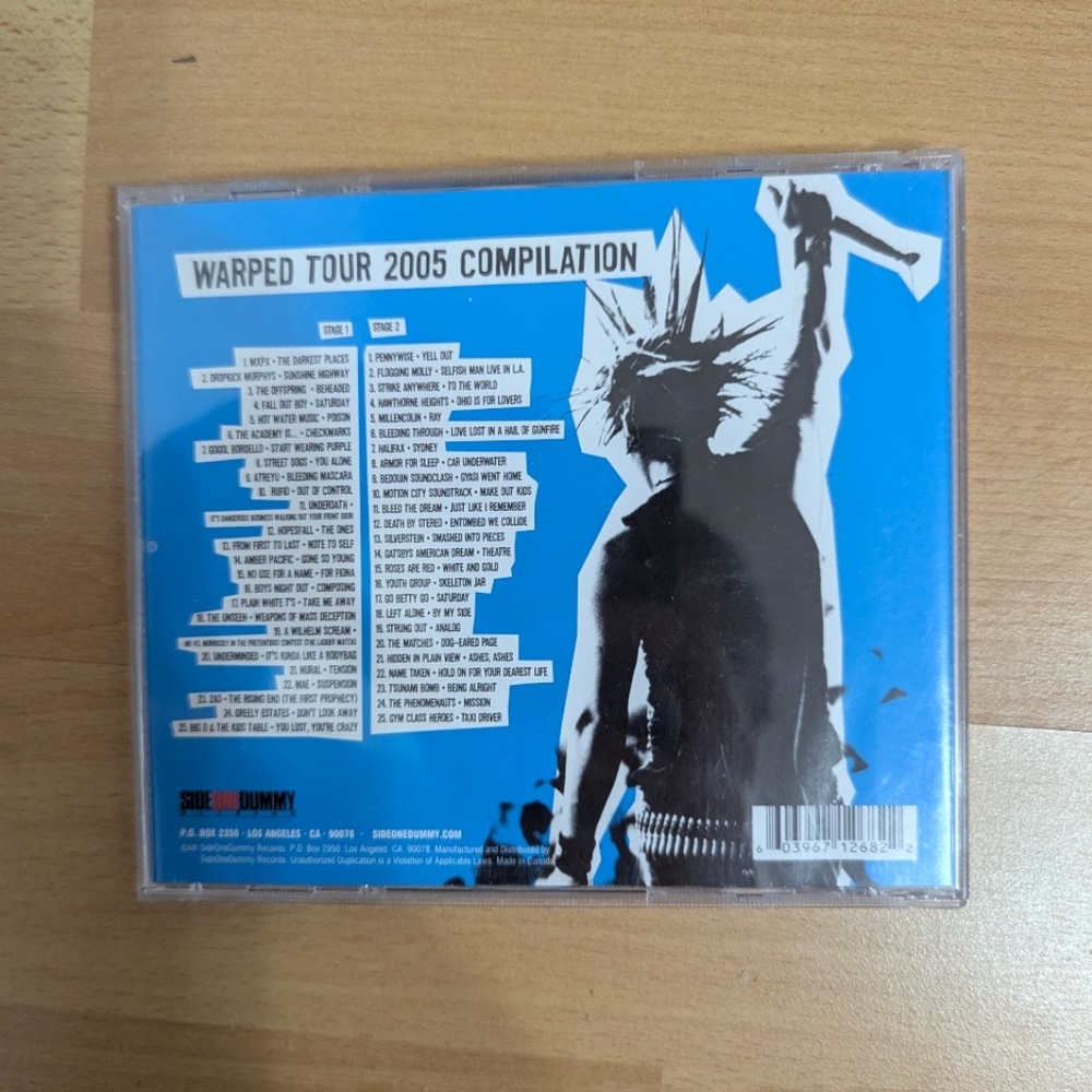 Vans Warped Tour '05 CD - Blue and Black - Picture 5 of 5